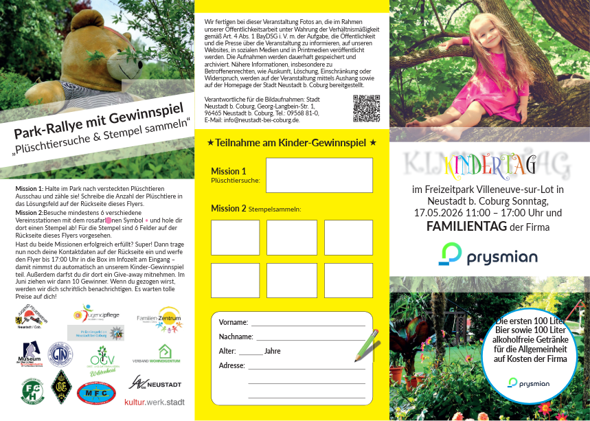 Kindertag im Freizeitpark - zum Download, bitte anklicken! Image